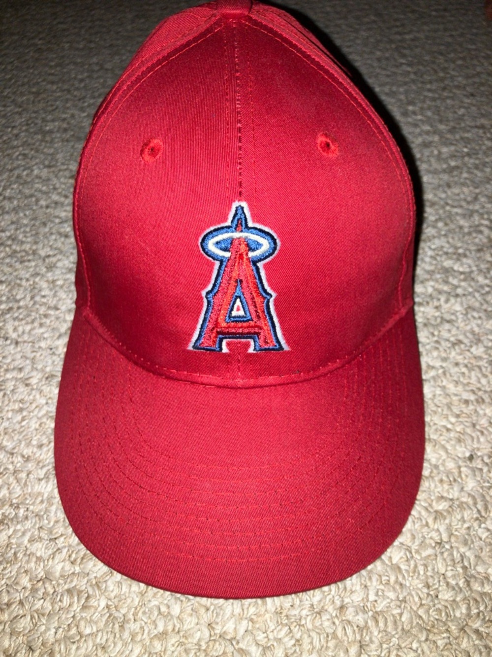 Los Angeles Angels Red Baseball Cap with Team Logo